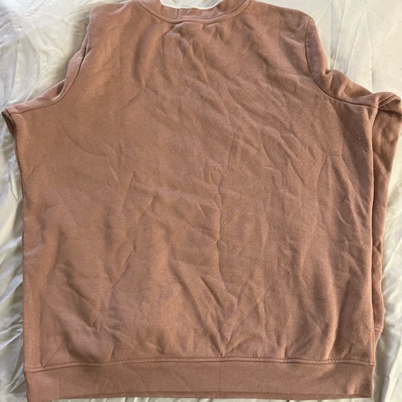 Vintage Pink Long Sleeve Floral Embroidered Collared Crewneck XL - Picture 6 of 6